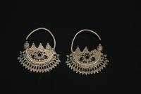 Product Photo: 0434 khalka (ear-rings)Ferghana , nineteenth century